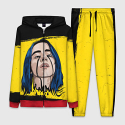 Женский 3D-костюм Billie Eilish, цвет: 3D-красный