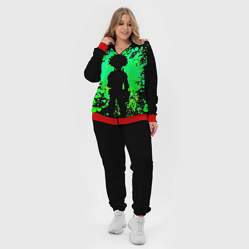 Женский костюм Моя геройская академия / 3D-Красный – фото 4