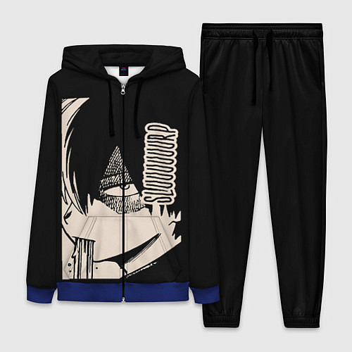 Женский костюм Моя геройская академия / 3D-Синий – фото 1