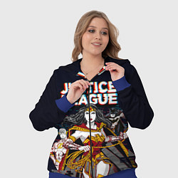 Женский 3D-костюм Justice League, цвет: 3D-синий — фото 2