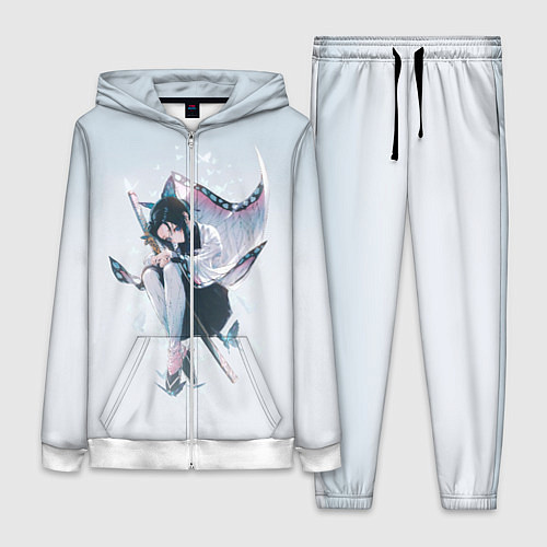 Женский костюм Shinobu Kochou / 3D-Белый – фото 1