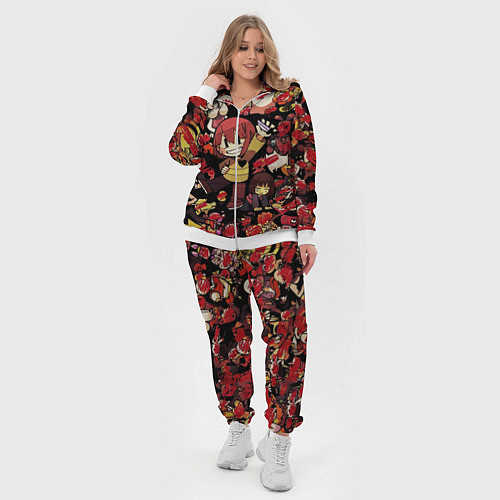 Женский костюм UNDERTALE CHARA / 3D-Белый – фото 4