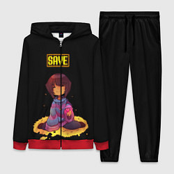 Женский 3D-костюм UNDERTALE FRISK, цвет: 3D-красный
