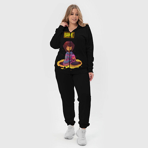 Женский костюм UNDERTALE FRISK / 3D-Черный – фото 4