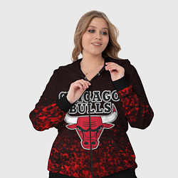 Женский 3D-костюм CHICAGO BULLS, цвет: 3D-черный — фото 2