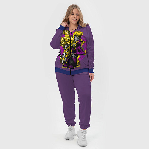 Женский костюм Приключения ДжоДжо / 3D-Синий – фото 4