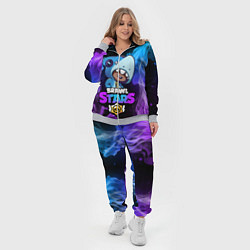Женский 3D-костюм Brawl Stars LEON SHARK, цвет: 3D-меланж — фото 2
