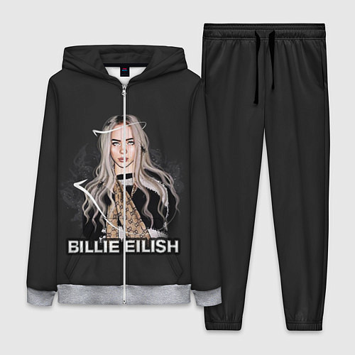 Женский костюм BILLIE EILISH / 3D-Меланж – фото 1