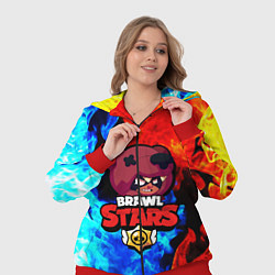 Женский 3D-костюм BRAWL STARS NITA, цвет: 3D-красный — фото 2