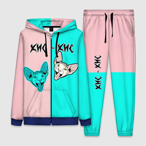 Женский костюм Кис-Кис / 3D-Синий – фото 1