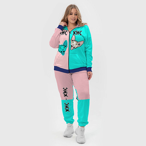 Женский костюм Кис-Кис / 3D-Синий – фото 4