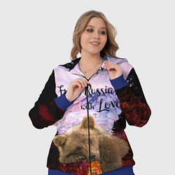 Женский 3D-костюм Из России с любовью, цвет: 3D-синий — фото 2