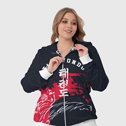 Женский 3D-костюм Тхэквондо, цвет: 3D-белый — фото 2