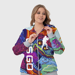 Женский 3D-костюм CS GO HYPERBEAST, цвет: 3D-меланж — фото 2