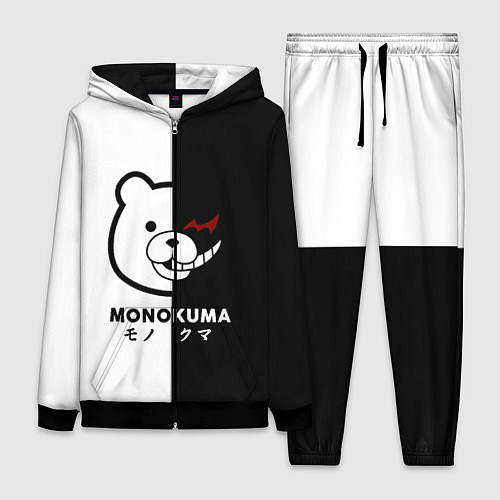Женский костюм Monokuma / 3D-Черный – фото 1