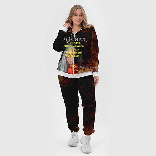 Женский костюм Ведьмаку заплатите / 3D-Белый – фото 4