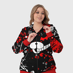 Женский 3D-костюм MONOKUMA, цвет: 3D-красный — фото 2