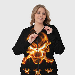 Женский 3D-костюм Черепа, цвет: 3D-черный — фото 2