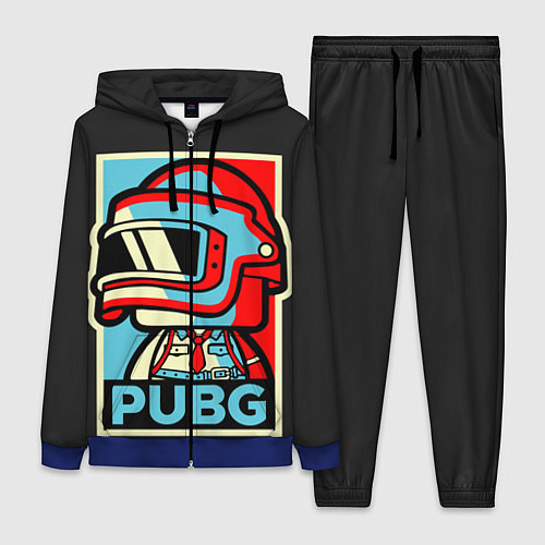 Женский костюм PUBG / 3D-Синий – фото 1