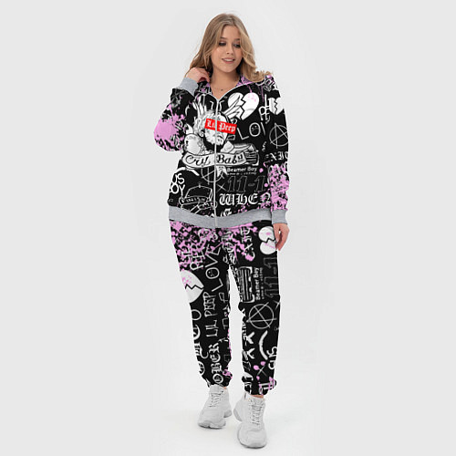 Женский костюм LIL PEEP / 3D-Меланж – фото 4