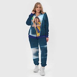 Женский 3D-костюм Гандболистка, цвет: 3D-синий — фото 2