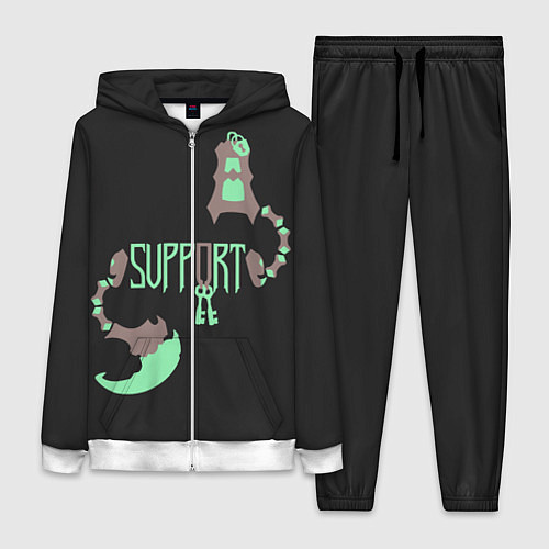 Женский костюм Support / 3D-Белый – фото 1