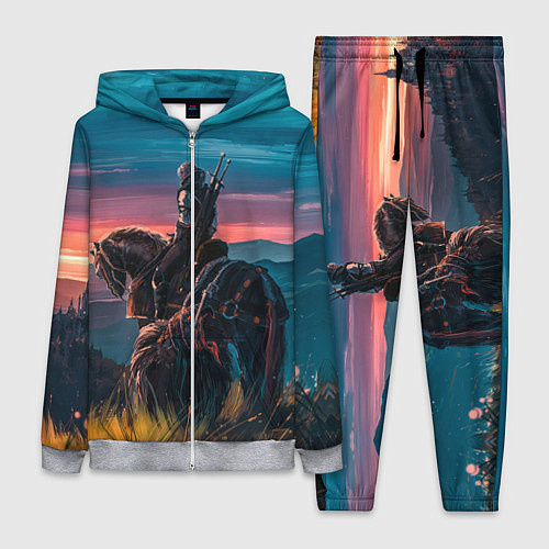 Женский костюм The Witcher / 3D-Меланж – фото 1