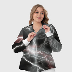 Женский 3D-костюм Молния, цвет: 3D-белый — фото 2