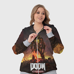 Женский 3D-костюм DOOM ETERNAL, цвет: 3D-меланж — фото 2