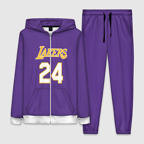 Женский костюм Los Angeles Lakers Kobe Brya / 3D-Белый – фото 1