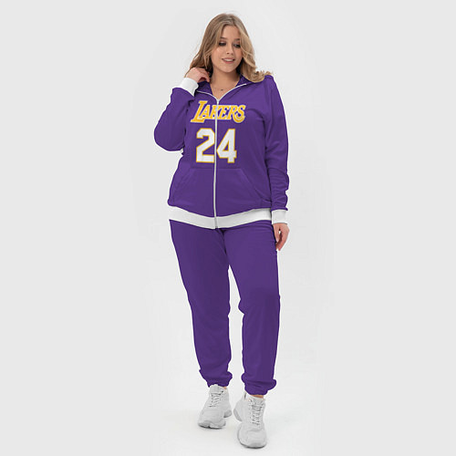 Женский костюм Los Angeles Lakers Kobe Brya / 3D-Белый – фото 4