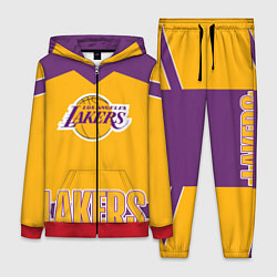 Женский 3D-костюм Los Angeles Lakers, цвет: 3D-красный