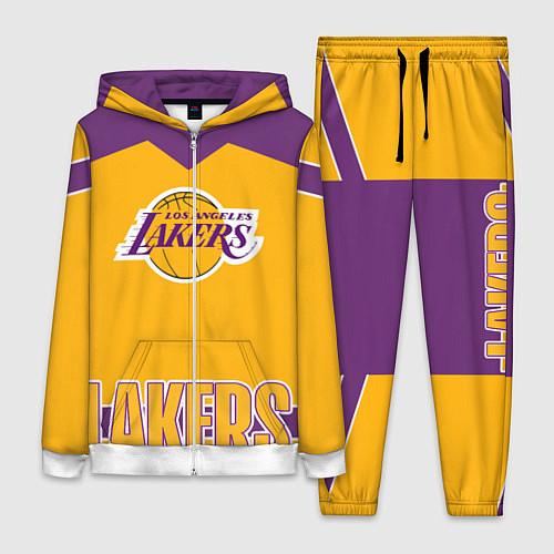 Женский костюм Los Angeles Lakers / 3D-Белый – фото 1