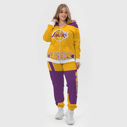 Женский костюм Los Angeles Lakers / 3D-Белый – фото 4