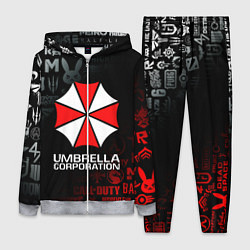 Женский 3D-костюм RESIDENT EVIL UMBRELLA CORP, цвет: 3D-меланж