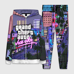 Женский 3D-костюм Grand Theft Auto Vice City, цвет: 3D-белый