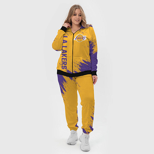 Женский костюм LA LAKERS / 3D-Черный – фото 4