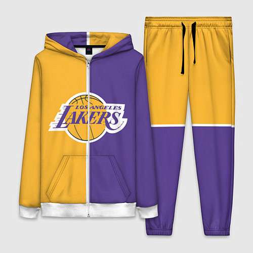 Женский костюм LA LAKERS / 3D-Белый – фото 1