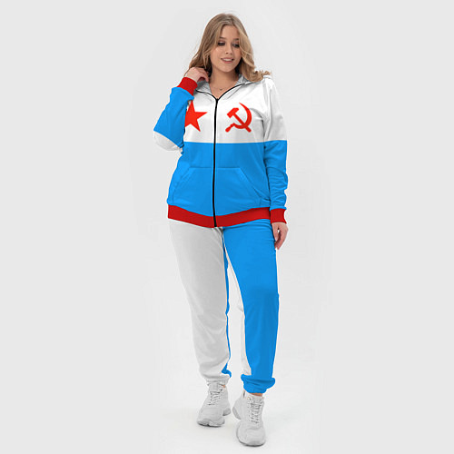 Женский костюм ВМФ СССР / 3D-Красный – фото 4