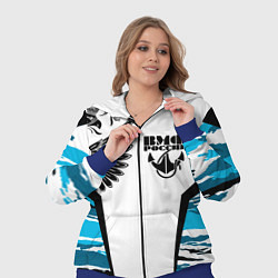 Женский 3D-костюм ВМФ России камуфляж, цвет: 3D-синий — фото 2