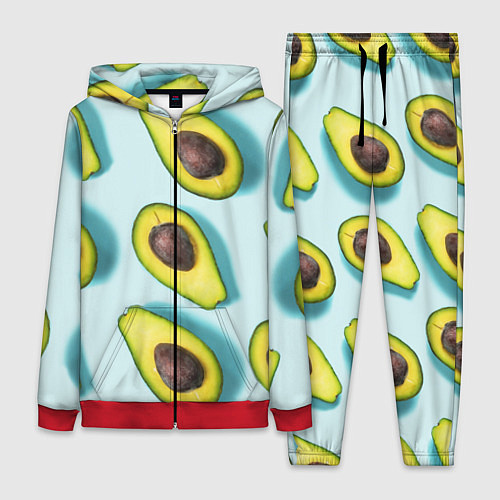 Женский костюм АВОКАДО / 3D-Красный – фото 1