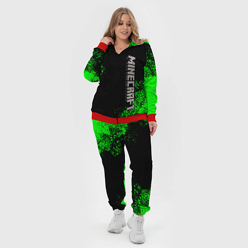 Женский костюм MINECRAFT / 3D-Красный – фото 4