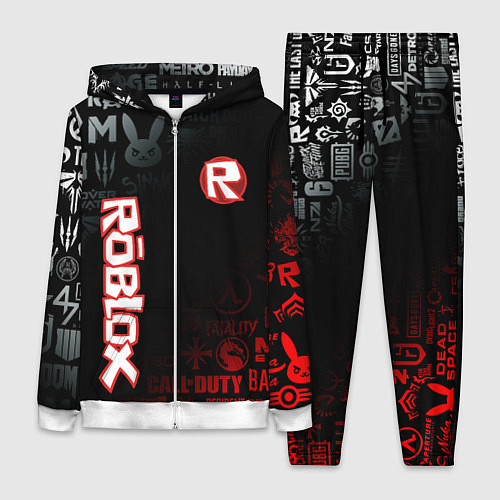 Женский костюм ROBLOX / 3D-Белый – фото 1