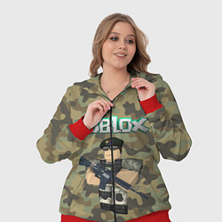 Женский 3D-костюм Roblox 23 February Camouflage, цвет: 3D-красный — фото 2