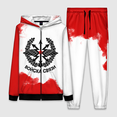 Женский костюм Войска связи / 3D-Черный – фото 1