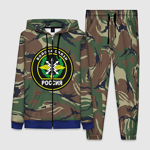 Женский костюм Войска связи / 3D-Синий – фото 1