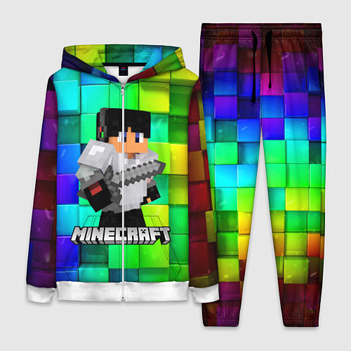 Женский костюм Minecraft Майнкрафт / 3D-Белый – фото 1