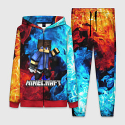 Женский 3D-костюм Minecraft Майнкрафт, цвет: 3D-красный
