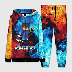 Женский 3D-костюм Minecraft Майнкрафт, цвет: 3D-черный