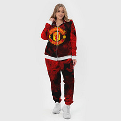 Женский 3D-костюм МАНЧЕСТЕР ЮНАЙТЕД, цвет: 3D-белый — фото 2